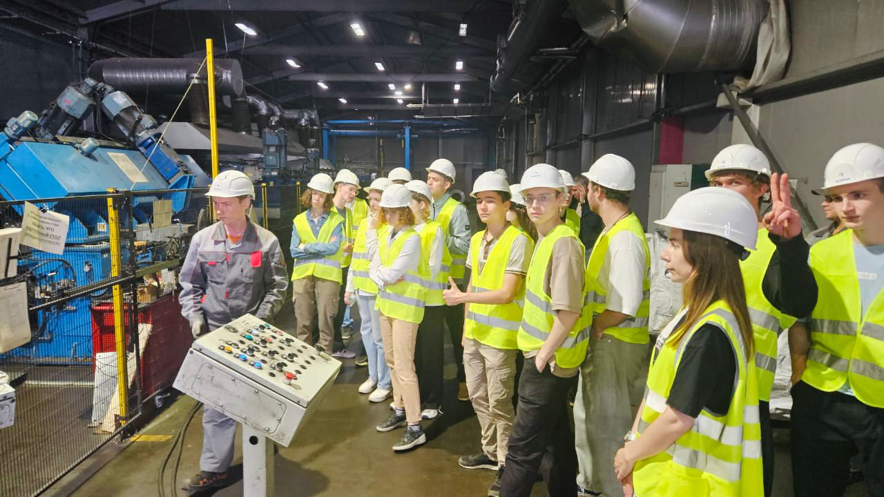 Предприятие Руспан посетили студенты Санкт-Петербургского горного университета!